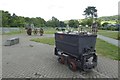 Old waggon in the park