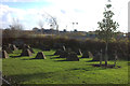 Park with pyramids, Sackville Crescent