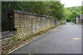 Looking south along Gasworks Road