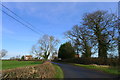 Looking towards the hill crest on Gaddesby Lane