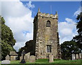 Tower of All Saints church, Broughton