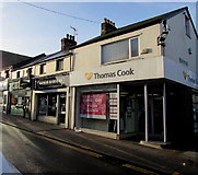 ST1586 : Thomas Cook travel agency, Cardiff Road, Caerphilly by Jaggery