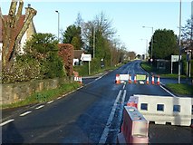 SE5726 : A19 closed at Chapel Haddlesey by Alan Murray-Rust