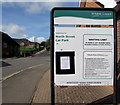 Information board for North Street Car Park, Pewsey