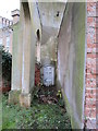 Entrance to Tollerton Hall from the churchyard