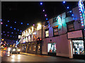 Christmas Lights in King Street at night