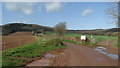 Track leading to Bailey Pit Farm from Watery Ln, Monmouth