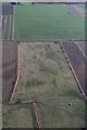 Scrapes on a sheep field off Biergate, Grainthorpe: aerial 2018