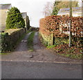 Public footpath from Llanfabon towards Whitehall