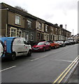 On-street parking, Caerphilly Road, Nelson