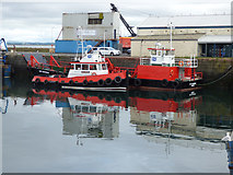 NS3031 : Troon harbour by Thomas Nugent
