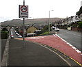 Junction of the B4223 and Bailey Street, Ton Pentre