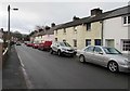 Car-lined side of Ffrwdgrech Road, Brecon