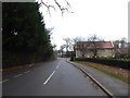 Looking north-west along Lyne Lane