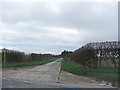 Farm entrance near North Dalton