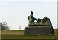 SE2812 : Yorkshire Sculpture Park, 'Reclining Figure: Hand (1979)' by Alan Murray-Rust