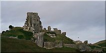 SY9582 : Corfe Castle by Peter Trimming