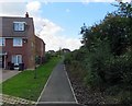 Footpath parallel to the canal