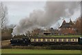 TQ7825 : Train at Bodiam and The Oast, Ockham House by Oast House Archive