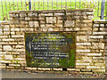 The Thomas Boughey Academy, Halmer End - 1873 datestone