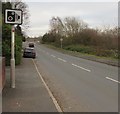 Speed camera sign, Lodge Road, Caerleon