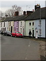 Colourful houses, Church Street, Caerleon