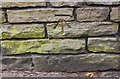 Benchmark on wall outside #150 Lightcliffe Road