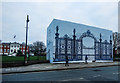 Golden Gates under repair, Warrington