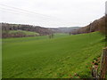 Looking down the Aled valley