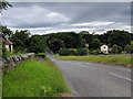 Road heading north through Bowershall