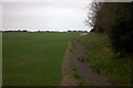 Path leading northwards from Thanet Coast path