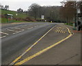 Penallta Villas bus stops alongside Penallta Road, Penallta