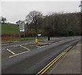 Pedestrian refuge in Penallta Road, Penallta