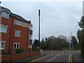 Black communications mast, Woodbrook Road, Loughborough
