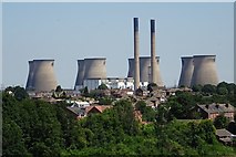 SE4724 : Cooling towers at Ferrybridge Power Station by Philip Halling