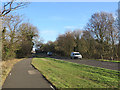 Cycle path by the A10