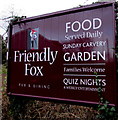 Friendly Fox nameboard, Bassaleg