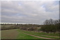 Footpath down the north side of Stubbock Hill