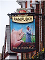 Pig & Whistle pub sign