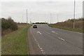 A507 approaching the roundabout with Hitchin Road