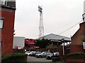 Griffin Park through the houses