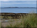 NU2033 : Farne islands viewed from the St Aidan's Dunes by Mat Fascione