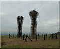 New sculpture in White Horse Wood Country Park, Detling