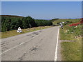 The A836 looking west