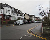 ST1586 : Houses on the south side of St  Martin's Road, Caerphilly by Jaggery