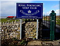 Royal Porthcawl Golf Club nameboard, Porthcawl