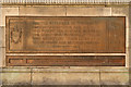SJ9499 : Dedication Plaque, Ashton-Under-Lyne War Memorial by David Dixon