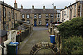 Cobbled Back Street off Keighley Road, Skipton