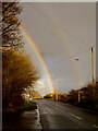 Double rainbow over the A18