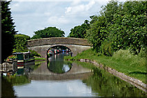 SJ8316 : High Onn Bridge south-west of Church Eaton, Staffordshire by Roger  D Kidd